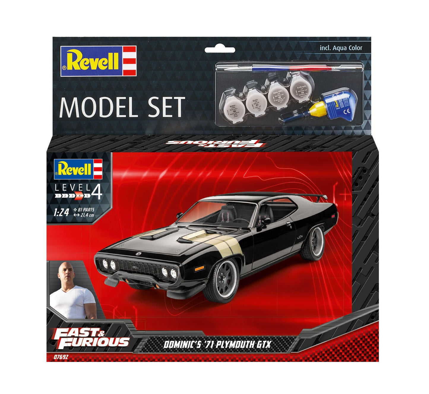Fast & Furious Dominic's 1971 Plymouth GTX Model Set