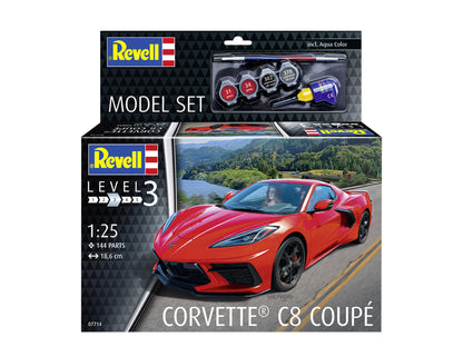 67714 Model Set Corvette C8 Coupe (1:24 Scale) Model Kit
