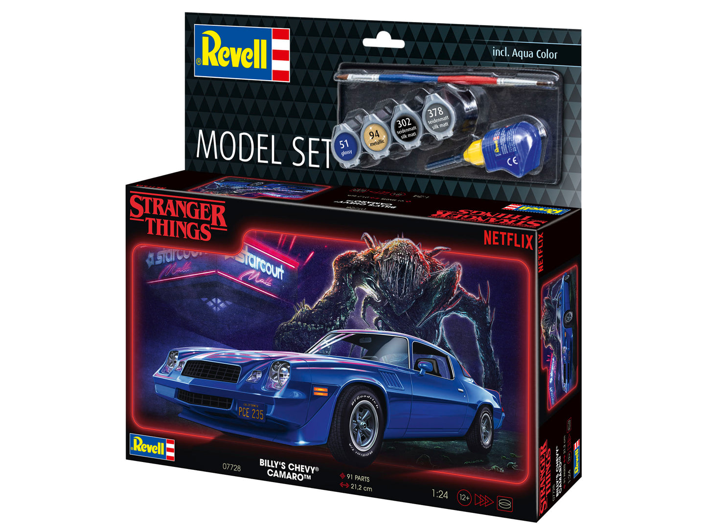 Model Set Chevy Camaro Z/28: Stranger Things Model Kit