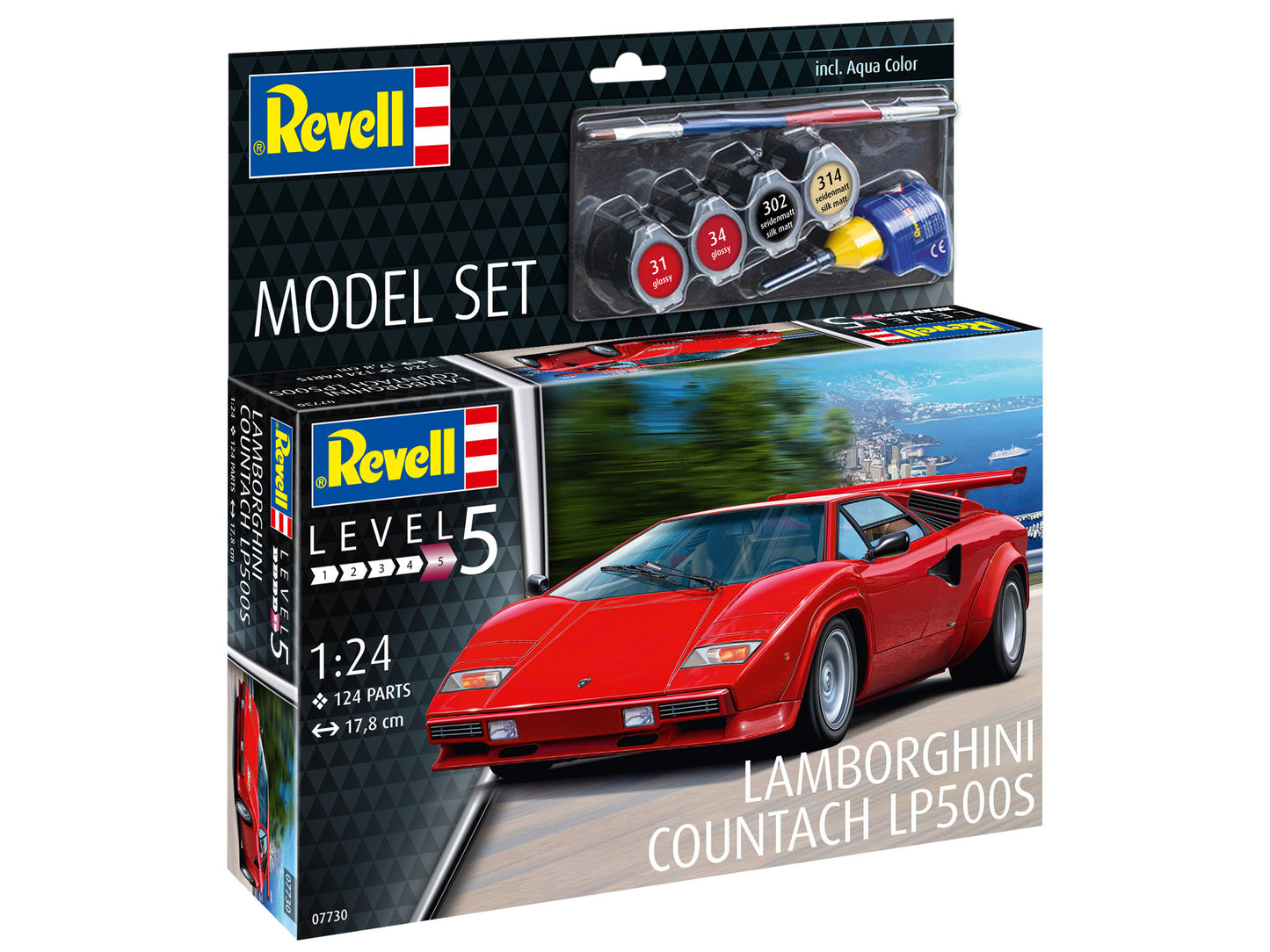 Model Set Lamborghini Countach LP500S Model Kit