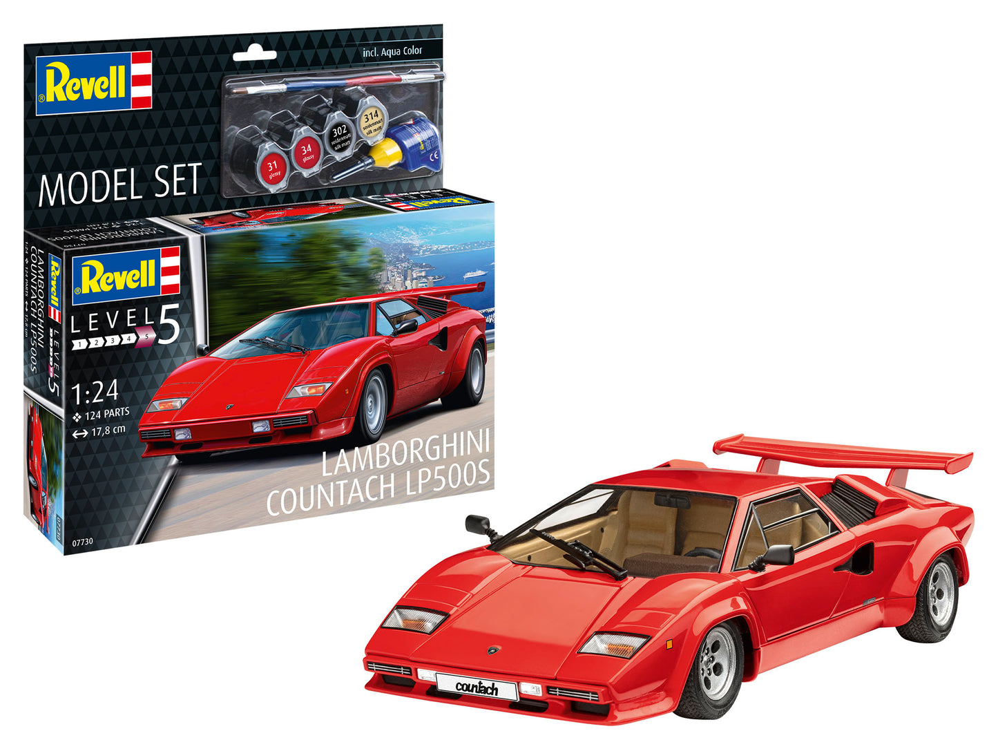 Model Set Lamborghini Countach LP500S Model Kit