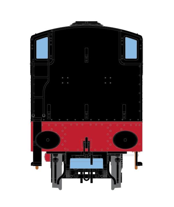 Hunslet 'Austerity' 0-6-0 Saddle Tank BR Black No.68025 (Early Emblem) Steam Locomotive