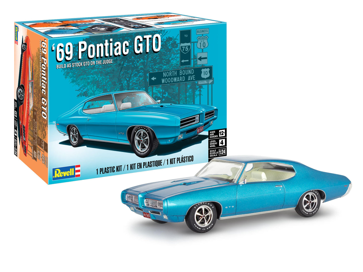 '69 Pontiac GTO "The Judge" 2N1 Model Kit