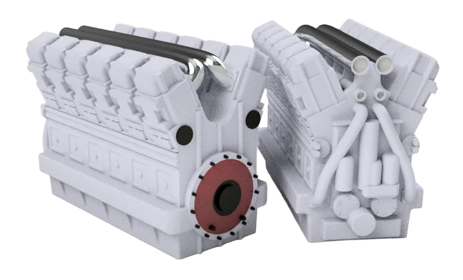 N Gauge Class 37 Engine (Single Pack) - Unpainted Model Kit