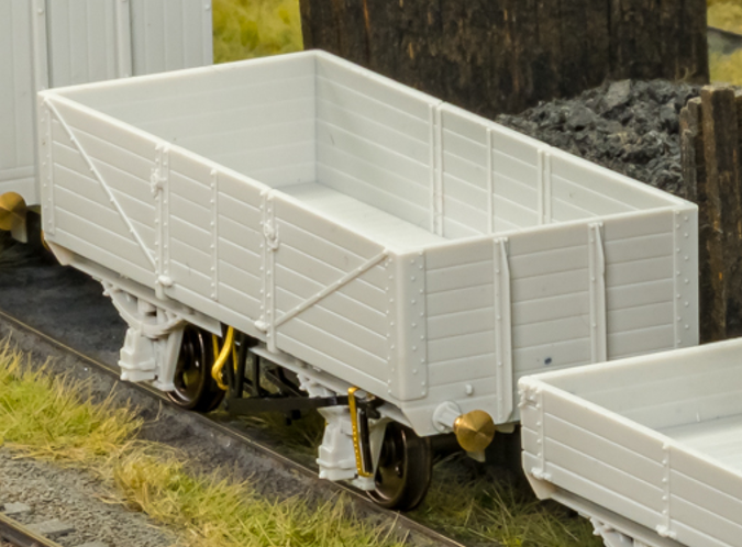 995010 GCR Dia. 9A/9B 6-Plank - No. E532143 BR(E) Grey
