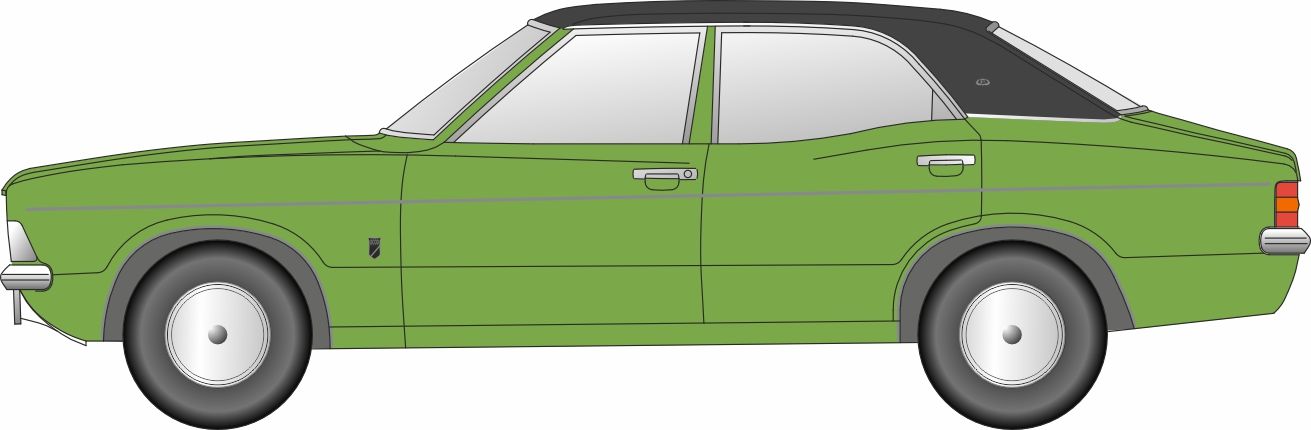 NCOR3006 Ford Cortina MKIII Onyx Green
