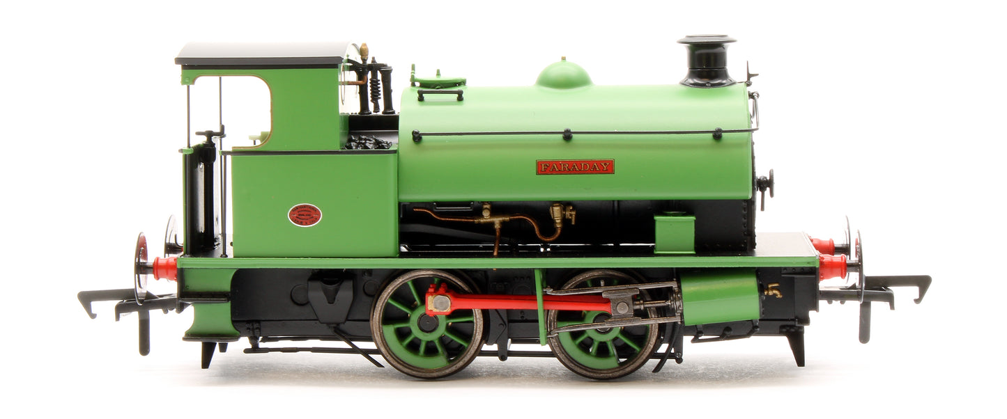 Hawthorn Leslie 0-4-0 Green `Faraday' - Steam Tank Locomotive - DCC Sound Fitted