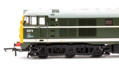 Pre-Owned ACC2740-5674DCC Class 31 No.5674 BR Green (full yellow ends, LU trip cock & tabet catcher recess) Diesel Locomotive (DCC Sound)