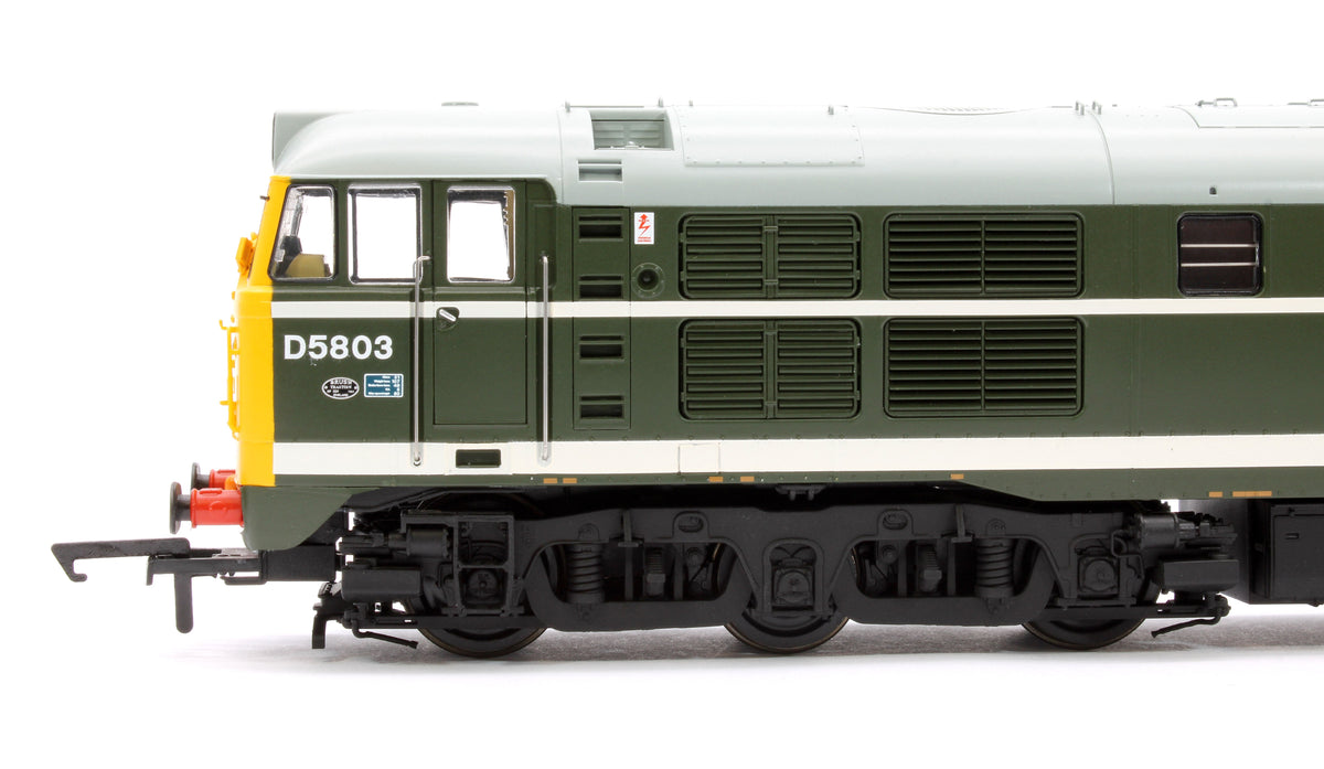 Pre-Owned Class 31 No. D5803 BR Green Full Yellow Ends BR Arrows Diesel Locomotive (DCC Sound)