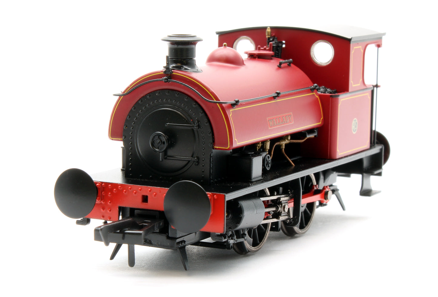 Hawthorn Leslie 0-4-0 Lined Maroon `Wallaby' Australian Iron & Steel Co - Steam Tank Locomotive - DCC Sound Fitted