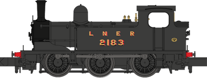 J72 0-6-0 2183 LNER Pre War Unlined Black Steam Tank Locomotive