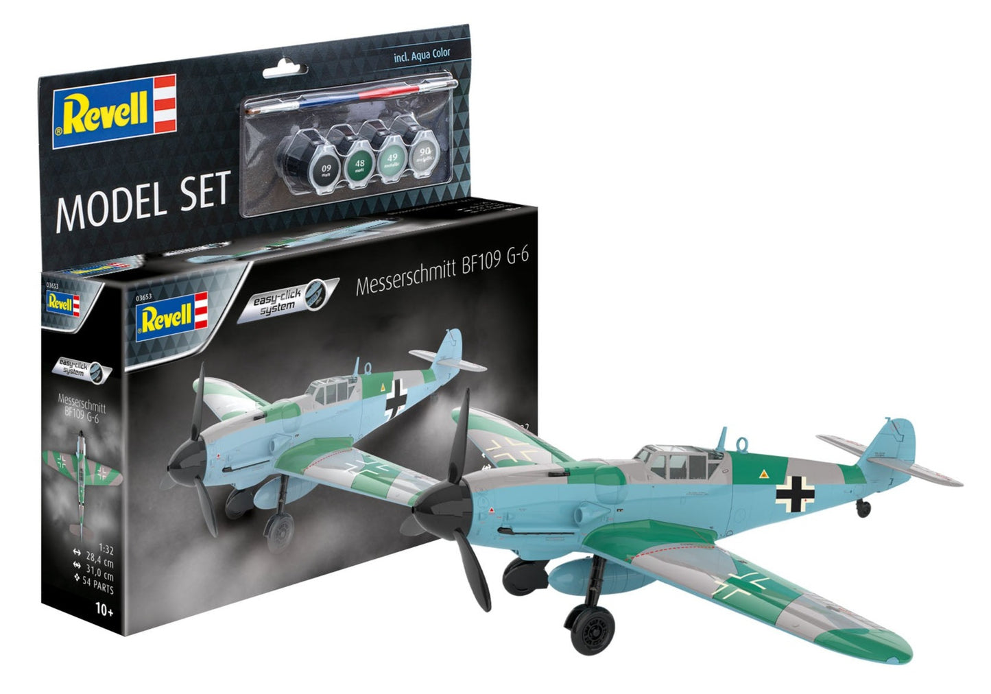 Model Set Messerschmitt Bf109G-6 easy-click-system (1:32 Scale) Model Kit