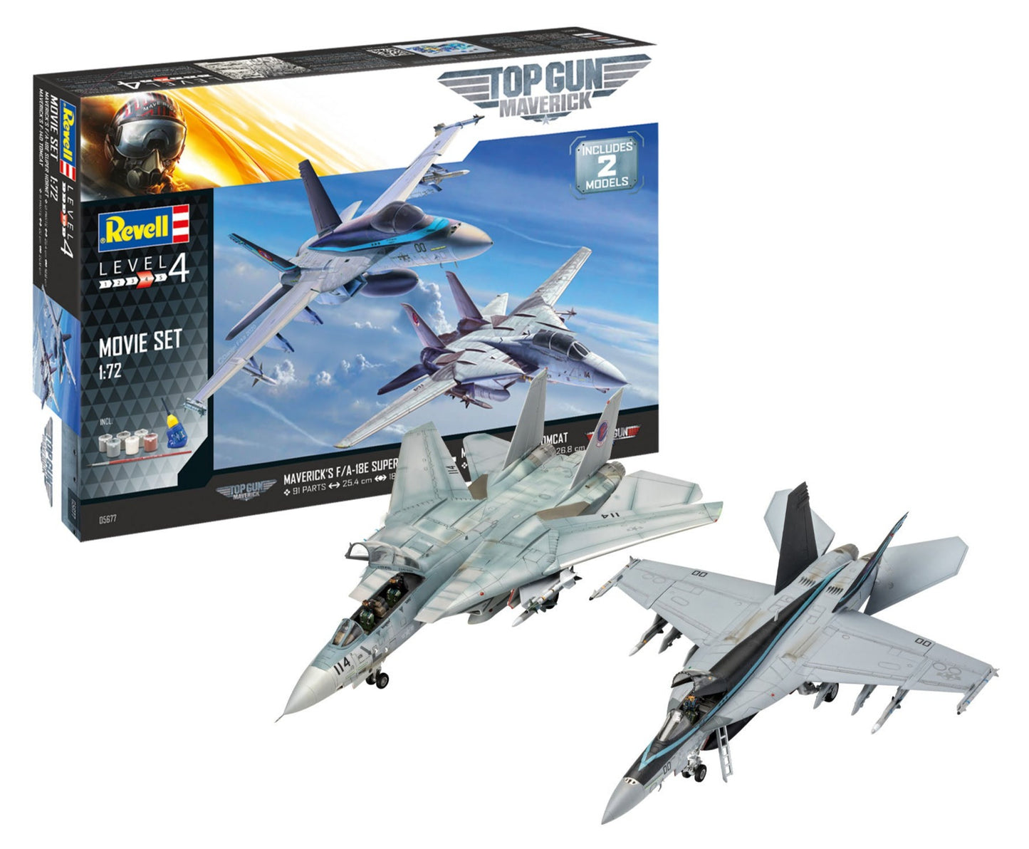 Top Gun Movie Gift Set (1:72 Scale) Model Kit