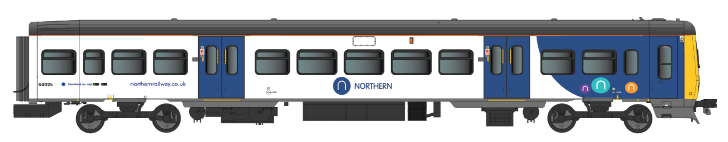 Class 323 323225 Northern New – White / Blue 3 Car EMU Set