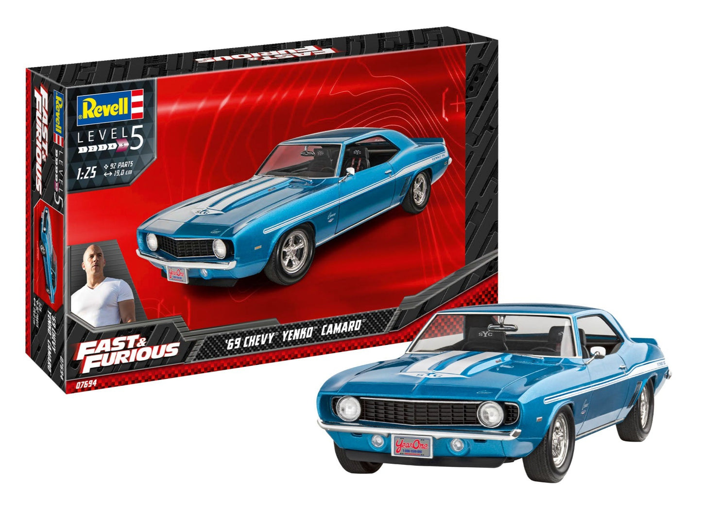 Fast & Furious 1969 Chevy Camaro Yenko (1:25 Scale) Model Kit