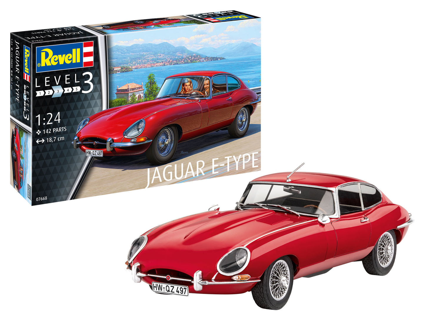 Jaguar E-Type Coupé (1:24 Scale) Model Kit