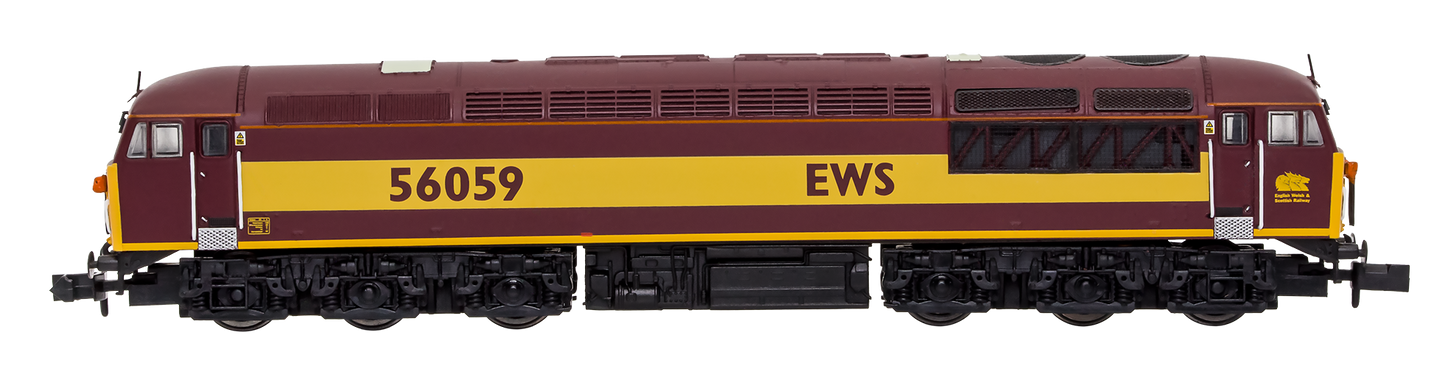 Class 56 56059 EWS (Doncaster Built) Diesel Locomotive - DCC Fitted