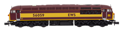 Class 56 56059 EWS (Doncaster Built) Diesel Locomotive - DCC Fitted