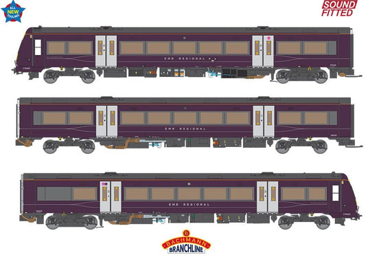 35-626SF Class 170/4 3-Car DMU 170420 East Midland Railways (EMR Regional) - DCC Sound