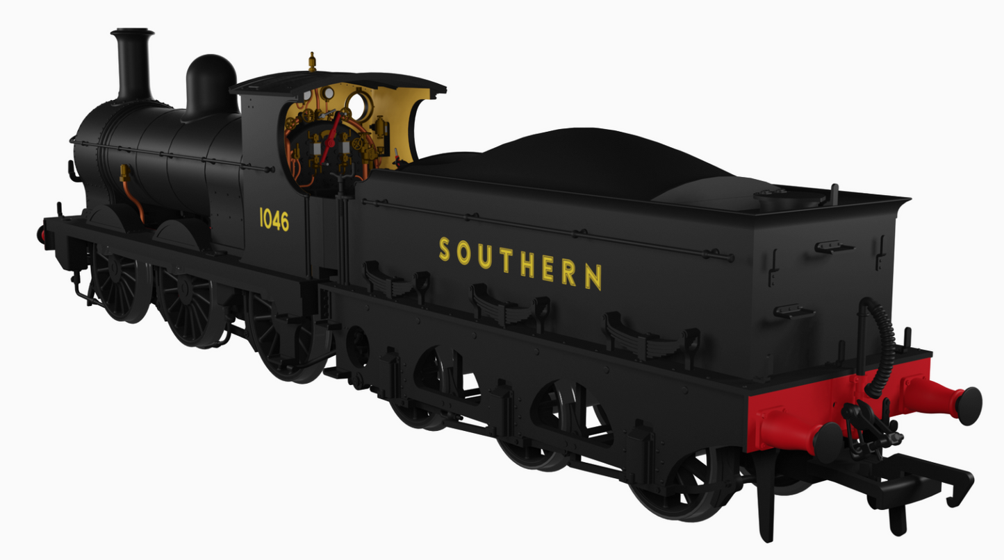 SECR O1 No.1046 SR Bulleid Black Steam Locomotive - DCC Sound