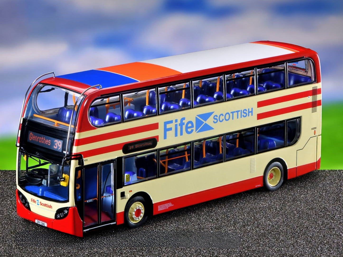 UK6212 Alexander Dennis Enviro400 - Fife Scottish (19895 - SP11 DWU)