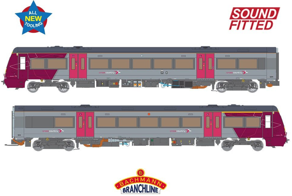 35-602SF Class 170/1 2-Car DMU 170111 Cross Country - DCC Sound