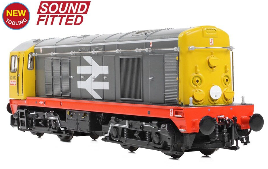 371-039SF Class 20/0 Disc Headcode 20090 BR Railfreight (Red Stripe) Diesel Locomotive - DCC Sound