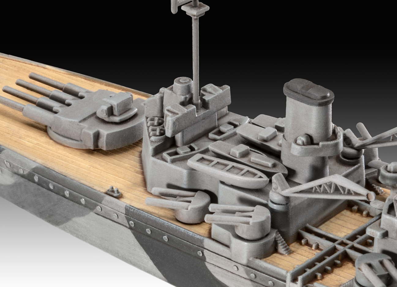 Model Set Battleship HMS Duke of York Model Kit