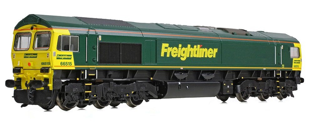371-385A Class 66/5 66515 Freightliner Green Diesel Locomotive