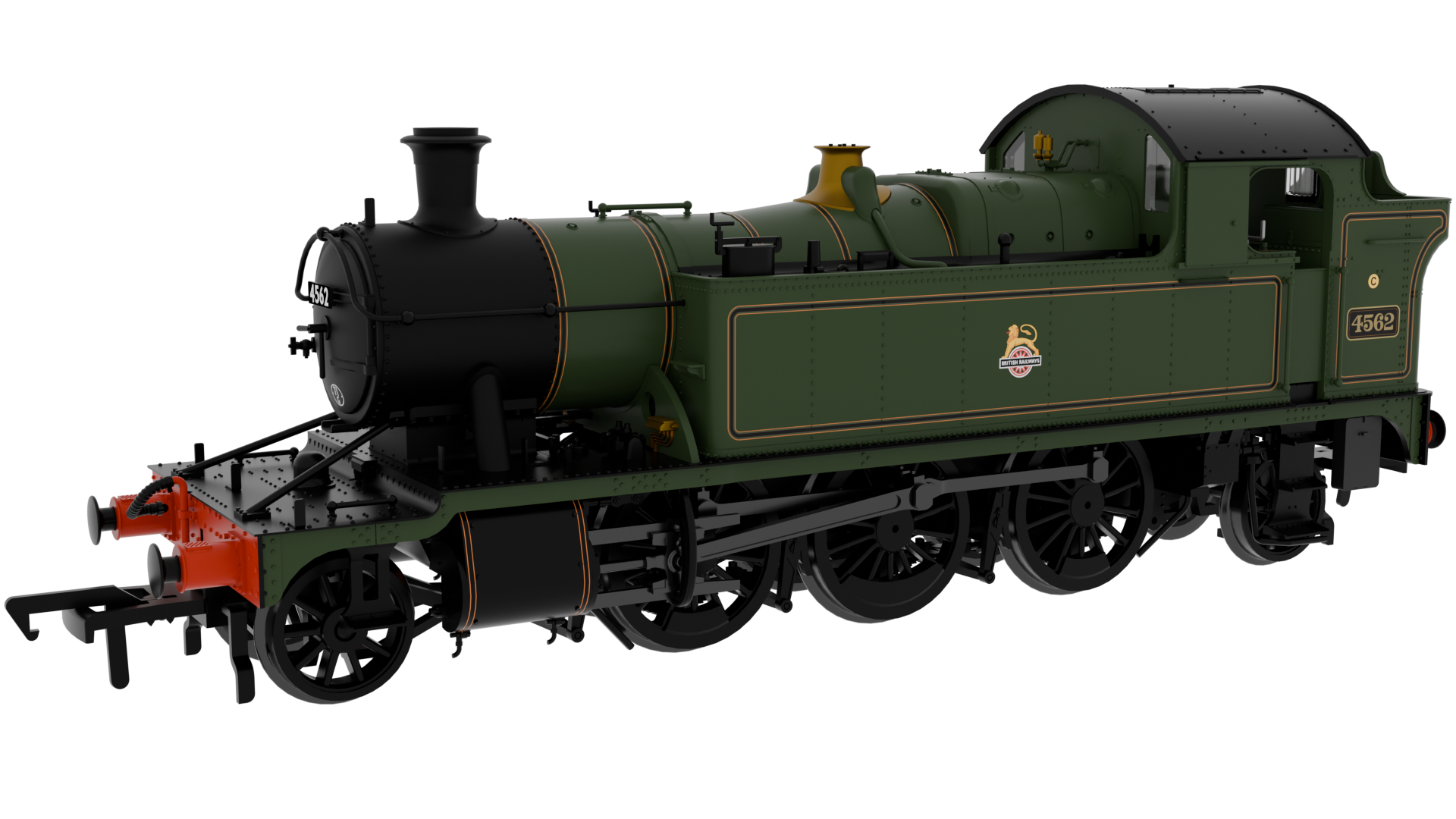 Rapido Trains UK 951608 GWR 45xx No.4562 BR Early Crest Lined – Rails