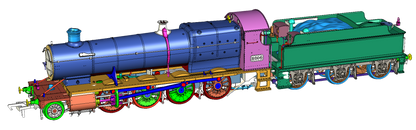 Class 28xx / 2884 2804 Great Western Green 2-8-0 Steam Locomotive