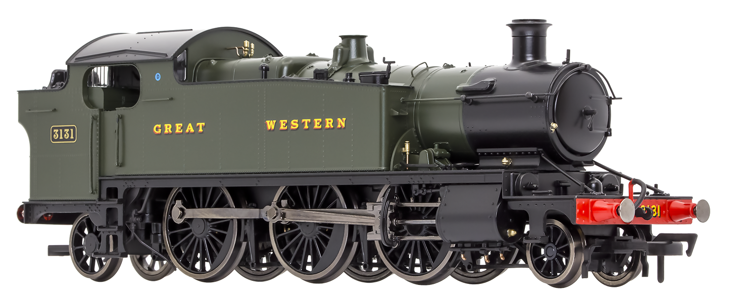 Large Prairie 3131 GWR Green Great Western Steam Locomotive