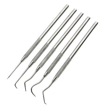 5pc Stainless Steel Probe Set in wallet