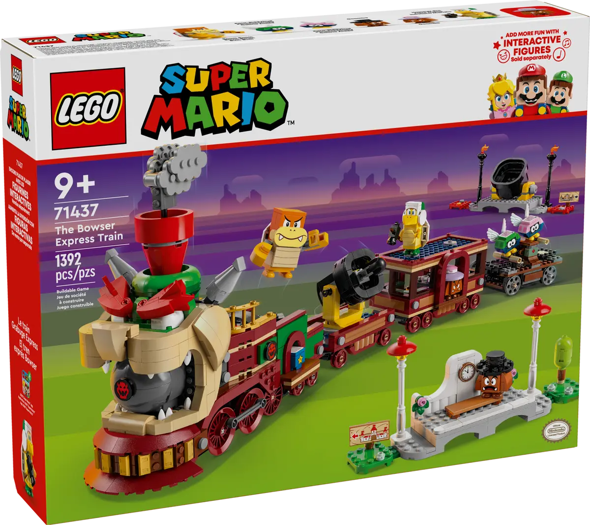 Super Mario Rails Lego 71437 Lego Super Mario™ The Bowser Express Train - 71437 – Rails