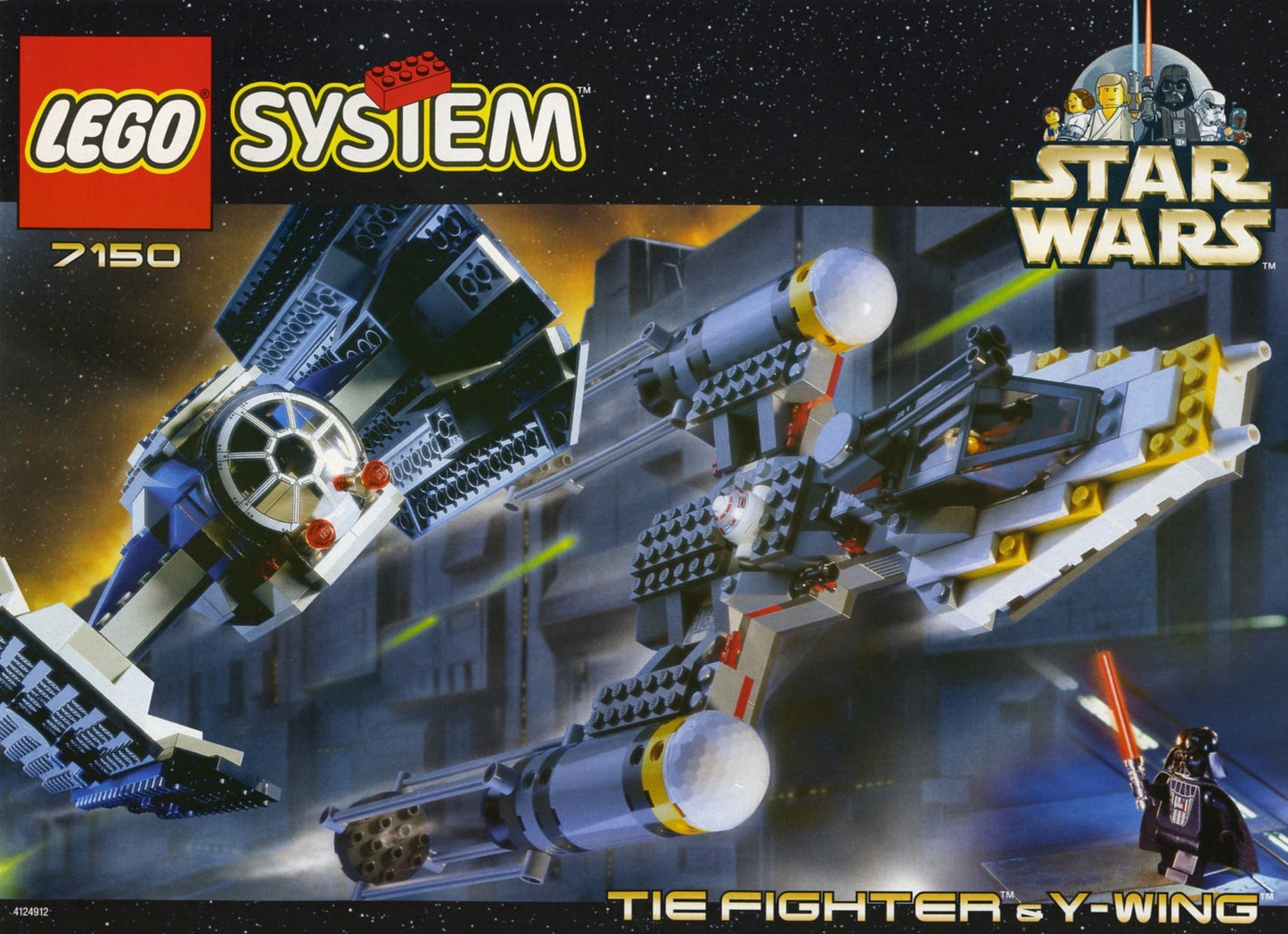 Pre-Owned Lego Star Wars TIE Fighter and Y-Wing - 7150