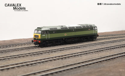 CM-D1500-TTGreen-SFW Highly Detailed Premium Weathered Class 47 BR Two Tone Green No.D1500 Diesel Locomotive - DCC Sound