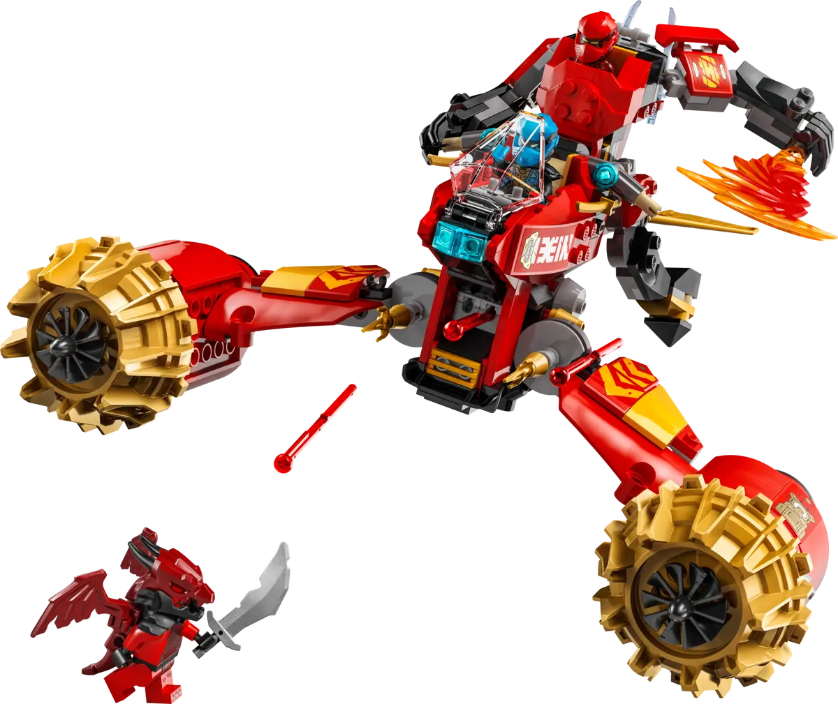 Lego 71830 Lego NINJAGO® Kai's Mech Storm Rider - 71830 – Rails