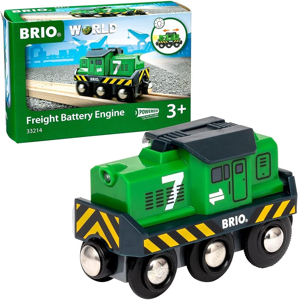 BRIO WORLD - Battery Powered Freight Engine