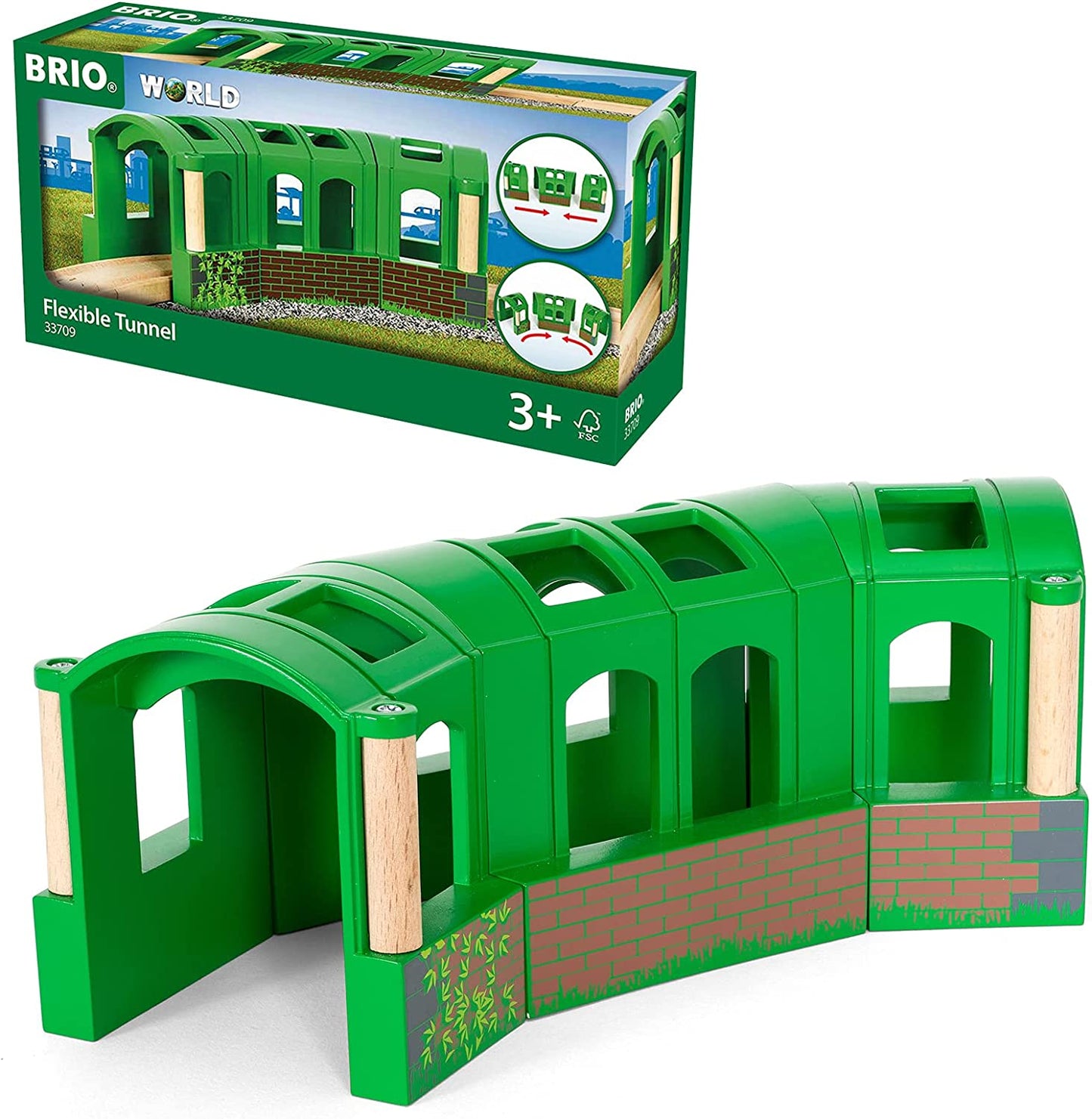 BRIO WORLD - Flexible Tunnel