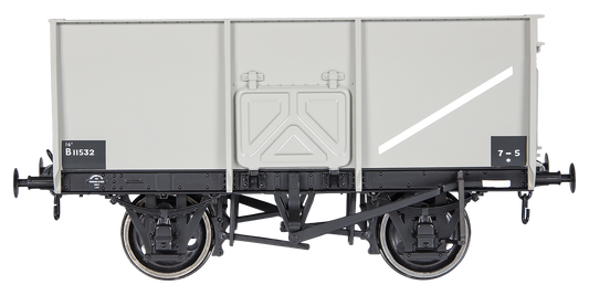 14T Slope Sided Mineral Wagon BR Grey B11532