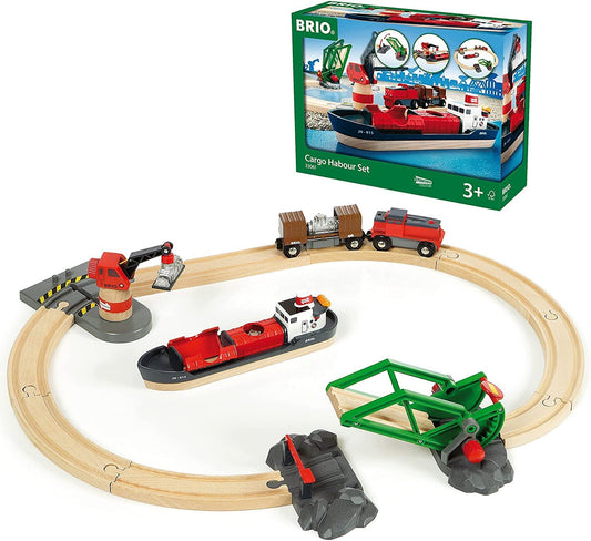 BRIO WORLD - Cargo Harbour Set