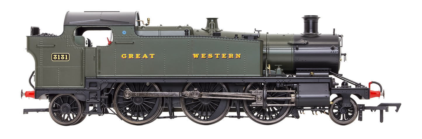 Large Prairie 3131 GWR Green Great Western Steam Locomotive