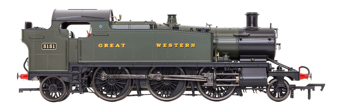 Large Prairie 3131 GWR Green Great Western Steam Locomotive - DCC Fitted