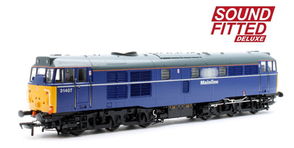 Class 31/4 Refurbished 31407 Mainline Freight Diesel Locomotive - DCC Sound Deluxe