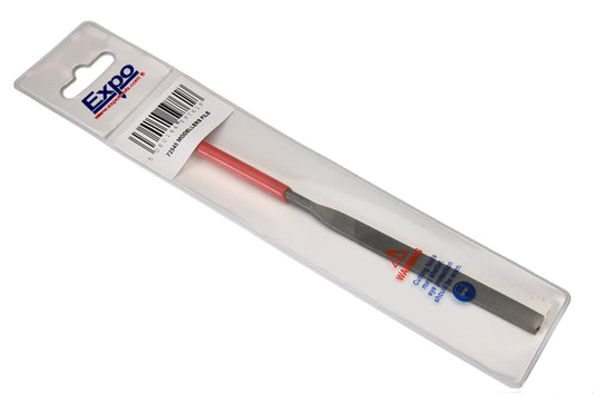 Modellers Flat File 180 x 5mm Red Handle