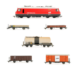 Pre-Owned RhB Freight Train Start-Set