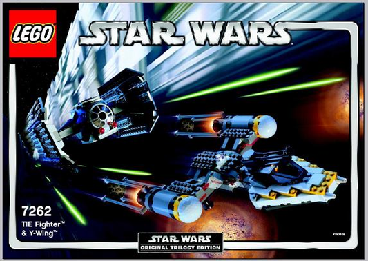 Pre-Owned Lego Star Wars TIE Fighter and Y Wing Fighter - 7262