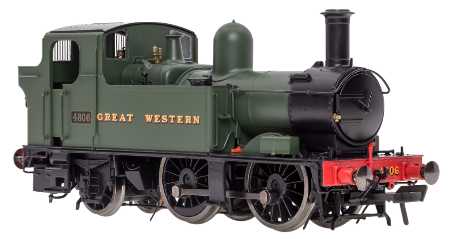 4S-006-001 48XX Class 0-4-2 4806 Green 'Great Western' Steam Locomotive