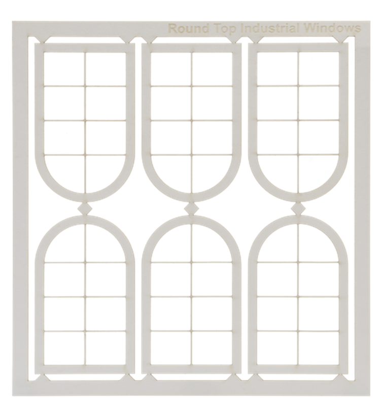 Kitmaster Genesis - 6 x Rounded Top Industrial Windows