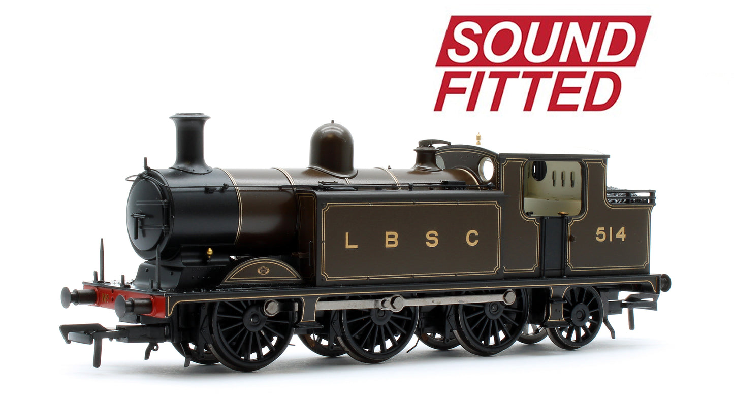 LB&SCR E4 Tank 514 LBSC Lined Umber Steam Locomotive - DCC Sound